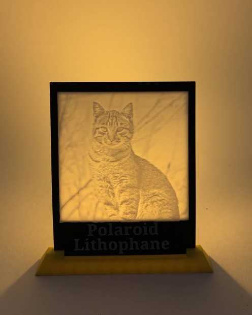 Polaroid lithophane kp nyomtats 