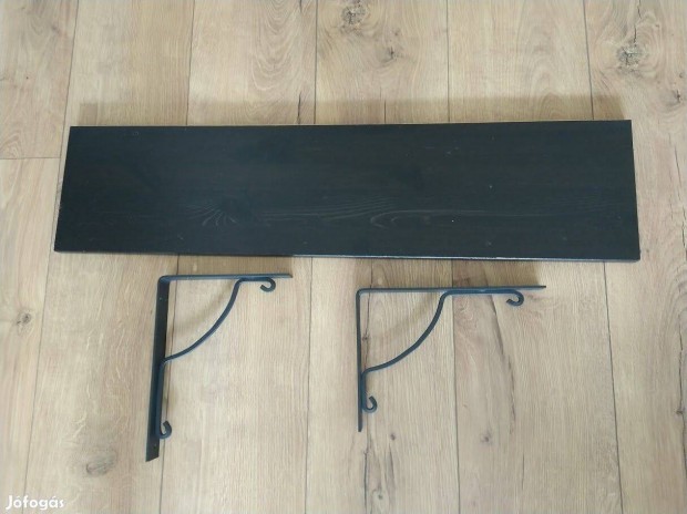 Polc és falikonzol fekete Ikea