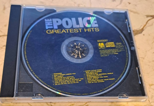 Police greatest hits cd jszer llapotban