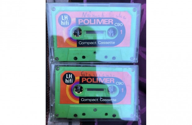 Polimer compact cassette c90 kazetta 1000 Ft /db