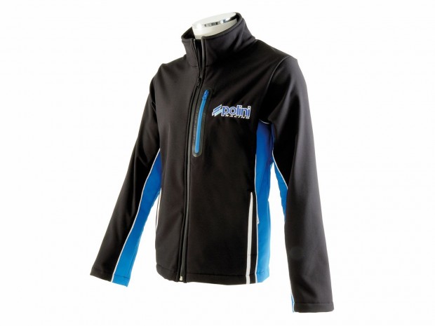 Polini EVO frfi fekete/vilgoskk L-es softshell kabt