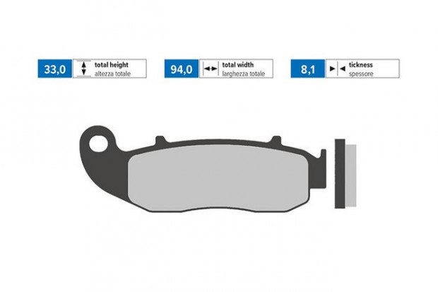 Polini Eredeti f�kbet�tek Fantic Caballero