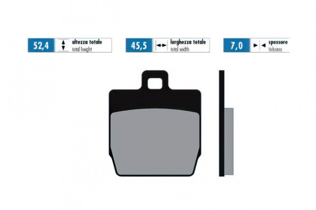 Polini Original f�kbet�tek Yamaha Aerox (h�ts�) / Slider (els�)