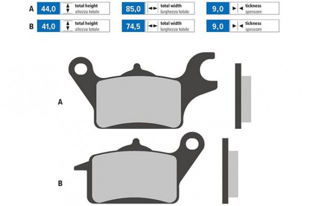 Polini f�kbet�tek els� bal Yamaha Tricity