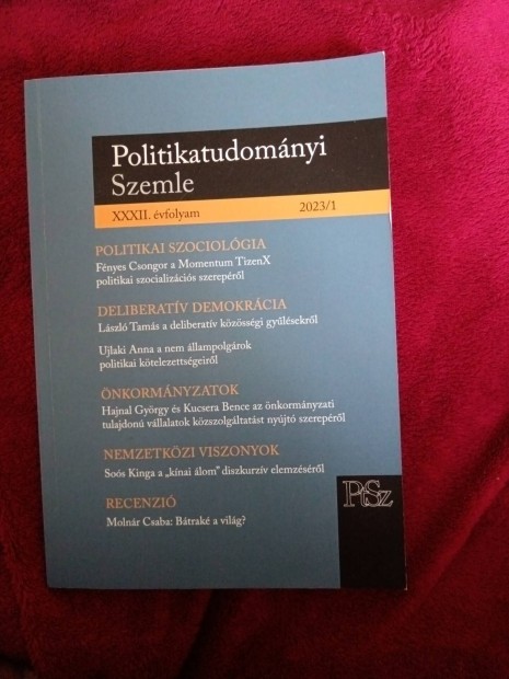 Politikatudomnyi szemle XXXII. vf. 2023/1