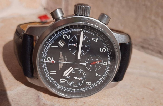 Poljot Pilot mechanikus chronograph