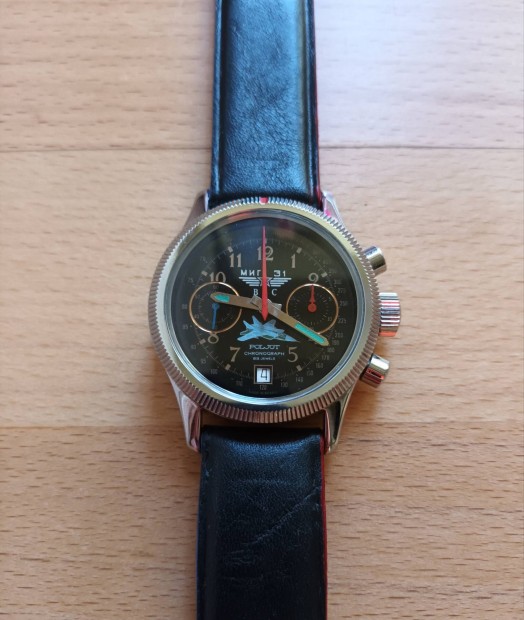 Poljot chronograph 3133 frfi karra 