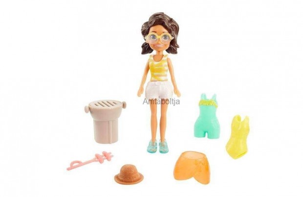 Polly Pocket baba ruhkkal s Jungel kiegsztkkel - Mattel