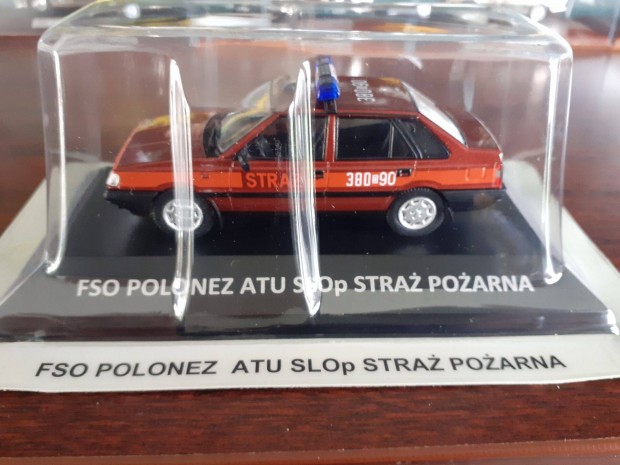 Polonez ATU Slop Straz Pozarna kisauto modell 1/43 Elad