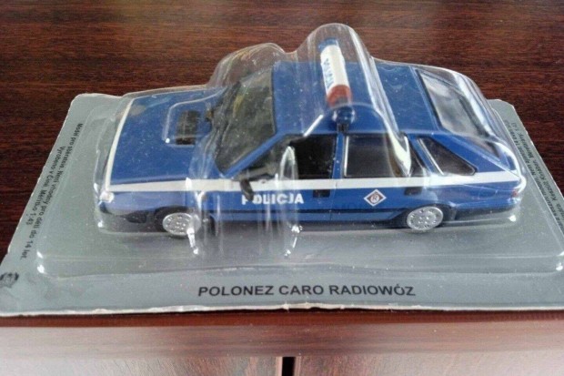 Polonez caro radiowoz "kultowe" DEA kisauto modell 1/43 Elad