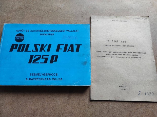 Polski Fiat 125 p alkatrszkatalgus