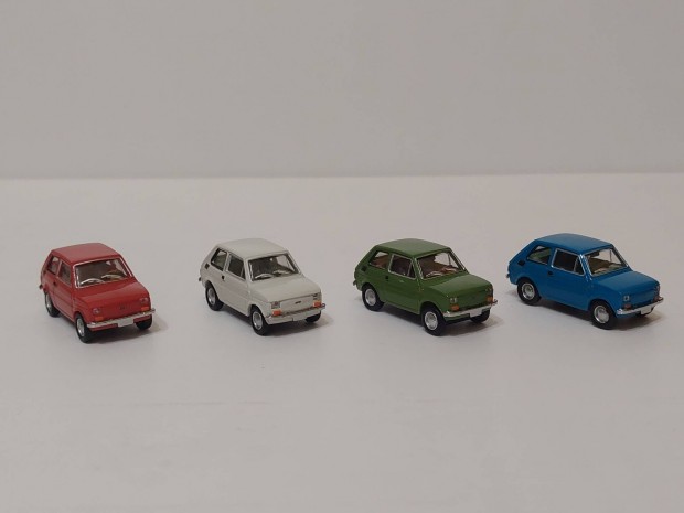 Polski Fiat 126P modellek tbb sznben 1:87 H0