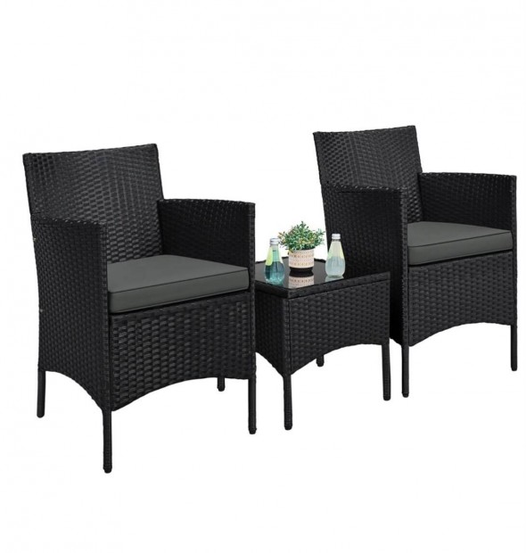 Polyrattan kerti garnitúra