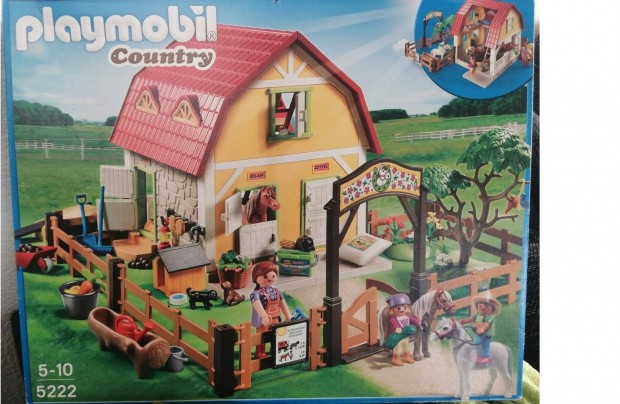 Pnifarm Lovasudvar (5222) Playmobil Country lovarda istll