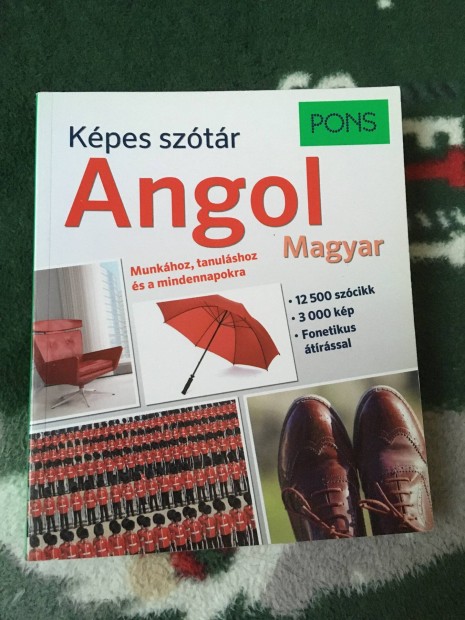 Pons Angol magyar kpes sztr knyv elad