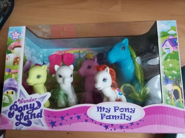 Pony land 5 db os színes pony figurák új 2200 Ft