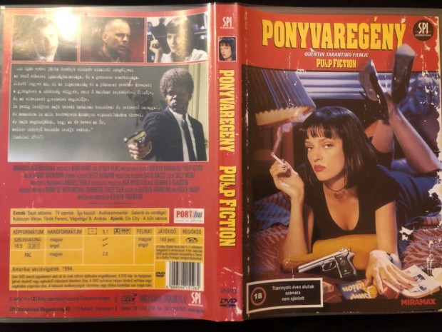 Ponyvaregny (Quentin Tarantino) DVD