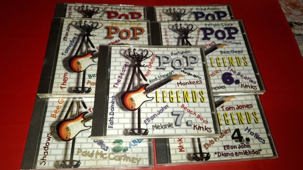 Pop Legends 1-7 Cd csomag