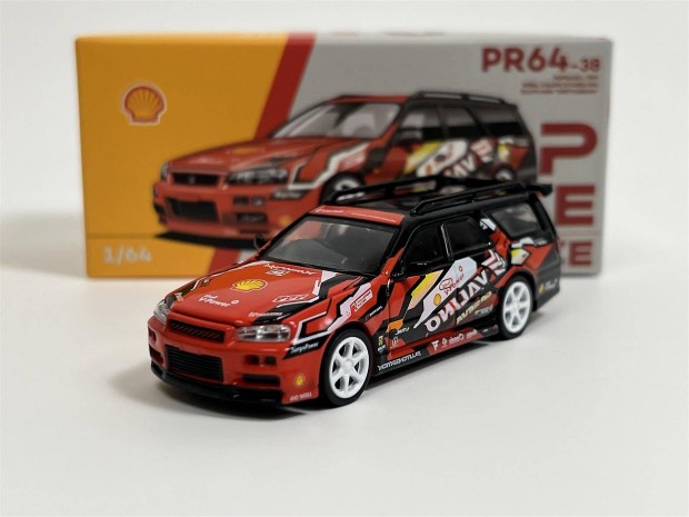 Pop Race Shell Valino Nissan Stagea R34