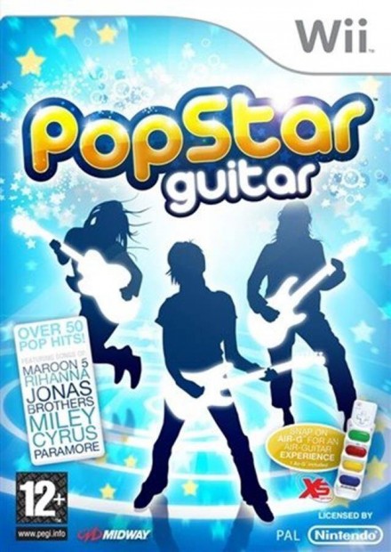 Pop Star Guitar (No Guitar) Wii jtk