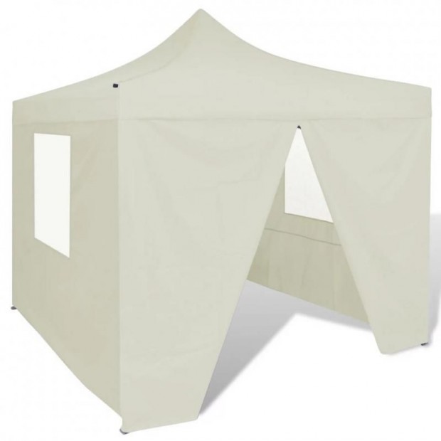 Pop-up pavilon, rendezvnystor 3x3m oldalfallal ponyva PVC krm