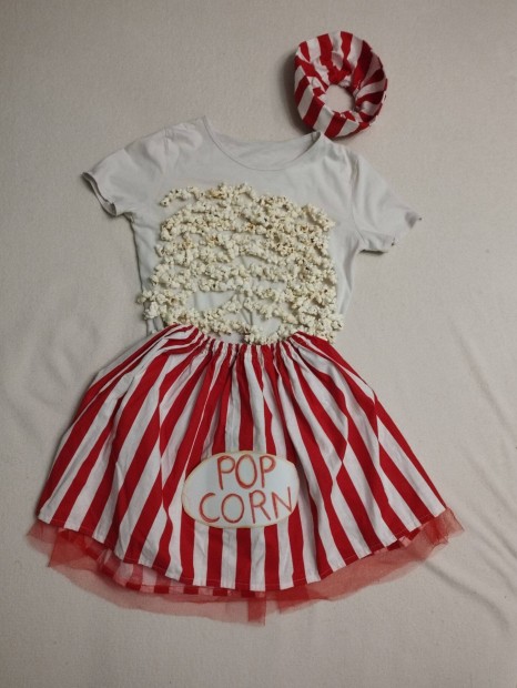 Popcorn lny jelmez 140-146-os