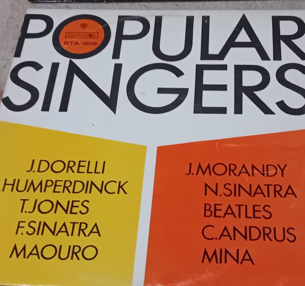 Popular singers bakelit.lemez