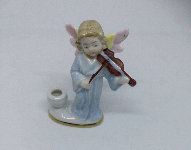 Porceln Angyalka Gyertyatart!