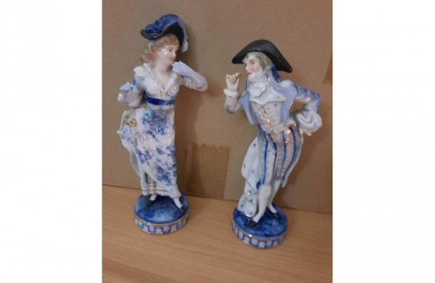 Porceln figura rgi antik rokok v barokk dsz