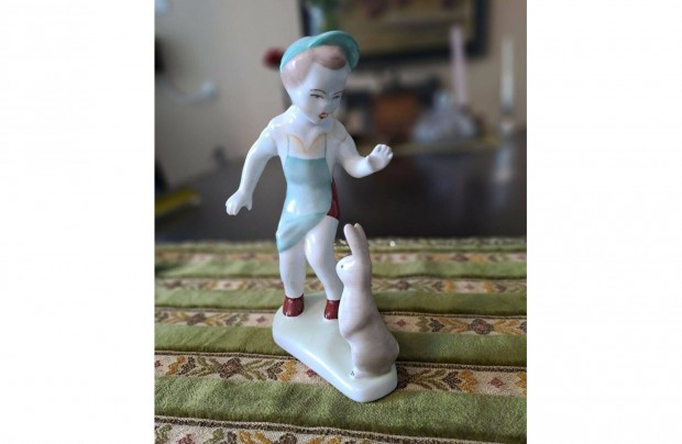 Porceln kisfi s nyuszi 13 cm