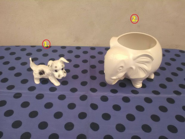 Porceln kutya s elefnt elad