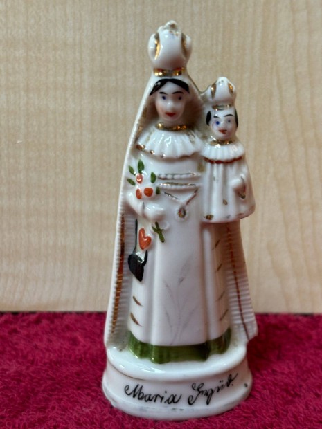 Porceln mini figura, dsztrgy