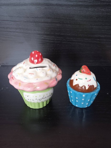 Porceln muffin persely, s pici trol egyben