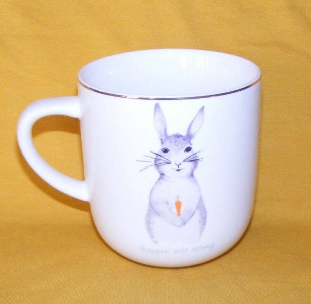 Porcelán nyuszis bögre