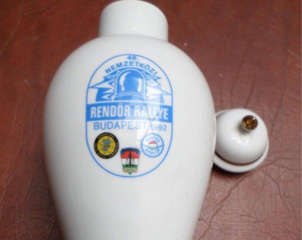 Porcelán serleg kupa Rendőr rallye 1992