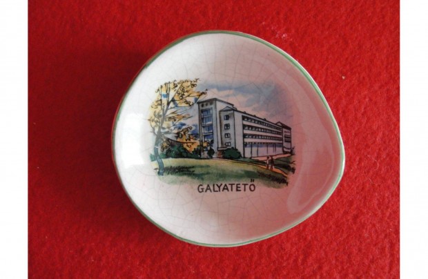 Porceln tlka hamutart Galyatet felirattal 8 cm