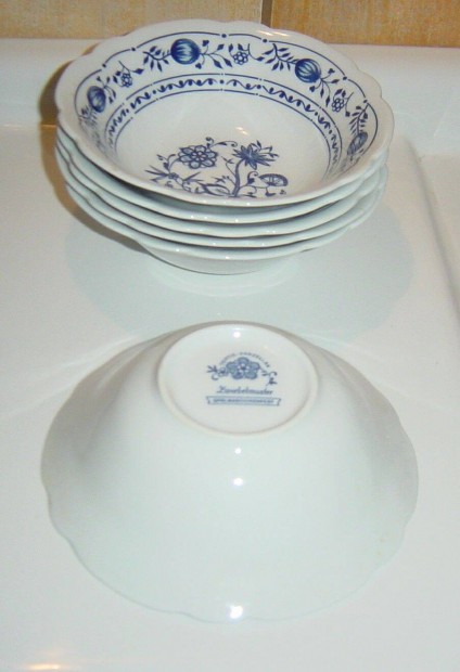 Porceln tnyr (6 db) - leveses, salts (18 cm tm.)