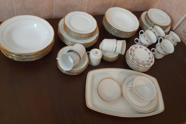 Porceln tnyrkszlet s tes kszlet