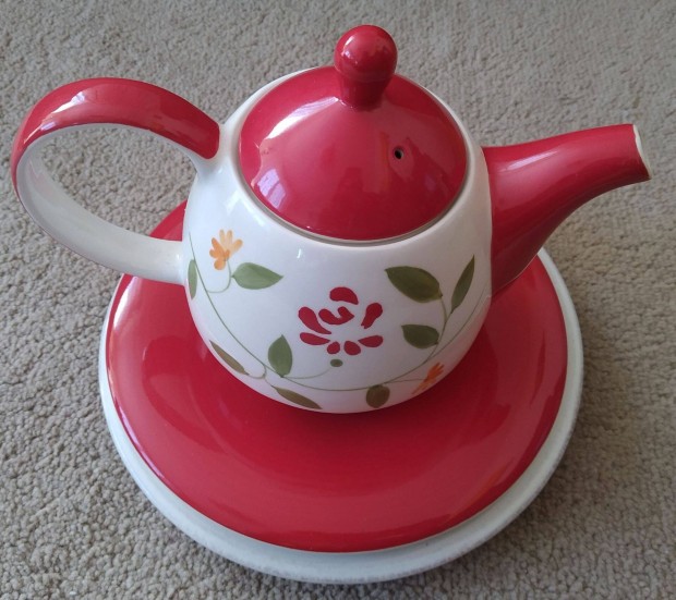 Porcelán teáskanna ( új ) 20250704