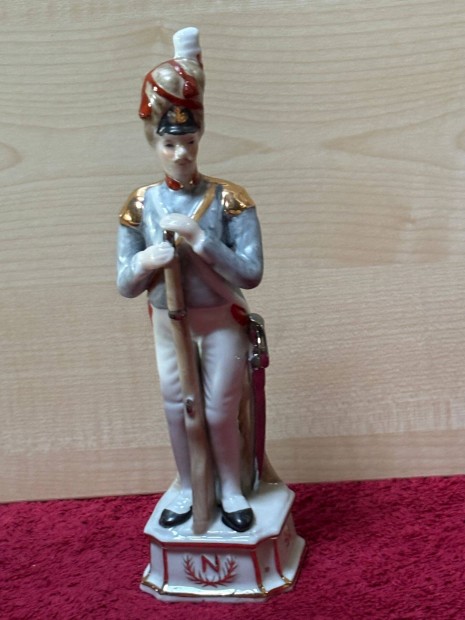 Porcelnfigura, dsztrgy, Napoleon, nipp