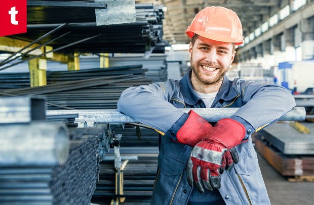 Porfestő üzemi területen