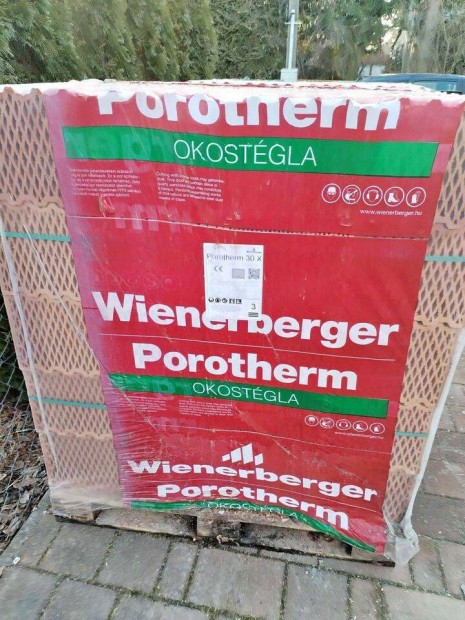 Porotherm 30 x-therm okostgla, fdmblstest/gerenda (Wienerberger)