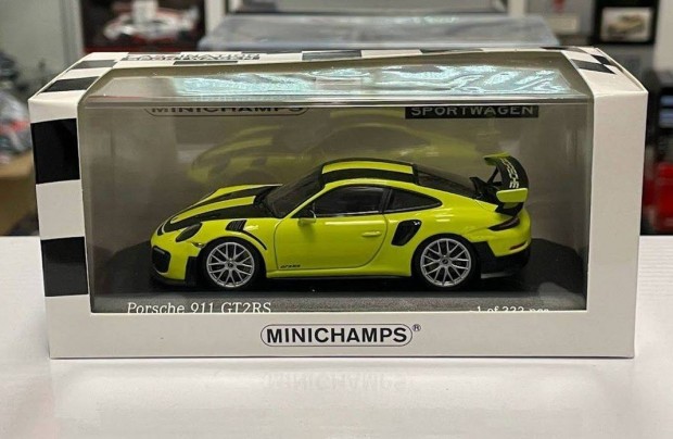 Porsche 911 (991 II) GT2 RS 2018 Acidgrn 1:43 1/43 Minichamps