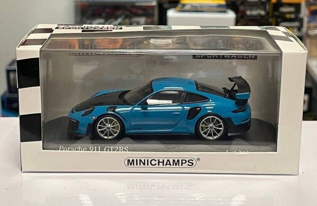 Porsche 911 (991 II) GT2 RS 2018 Blue 1:43 1/43 Minichamps