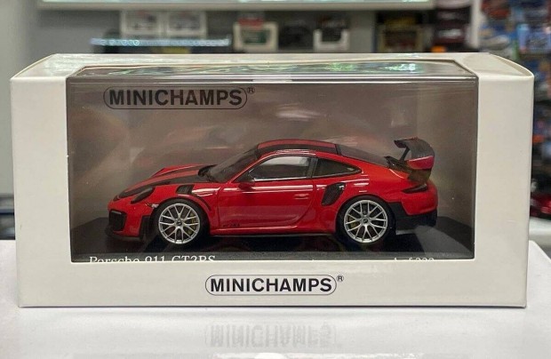 Porsche 911 (991 II) GT2 RS 2018 Indischrot 1:43 1/43 Minichamps