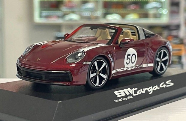 Porsche 911 (992) Targa 4S No.50 2020 1:43 1/43 Minichamps Heritage
