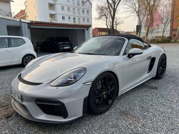 Porsche Boxster 718Spyder Kreide! 11.000 km! Sé...
