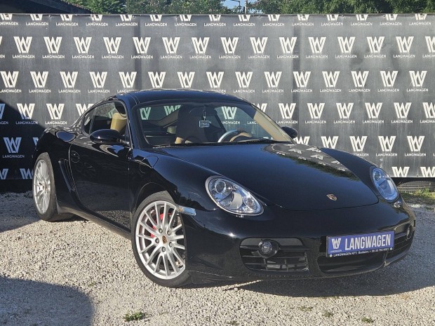 Porsche Cayman S Kéziváltó!Vezetett szervizköny...
