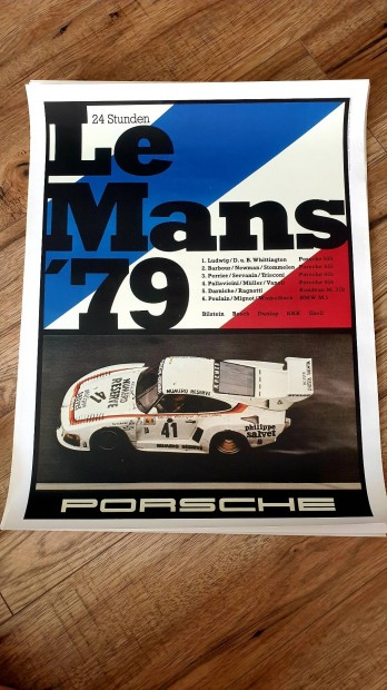 Porsche Le Mans 1979 plakt, poszter