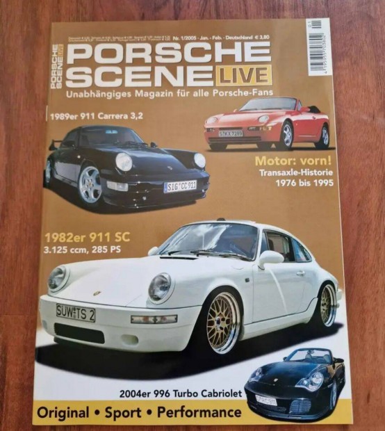 Porsche Scene LIVE Nr.1/2005 Nmet Porsche Magazin